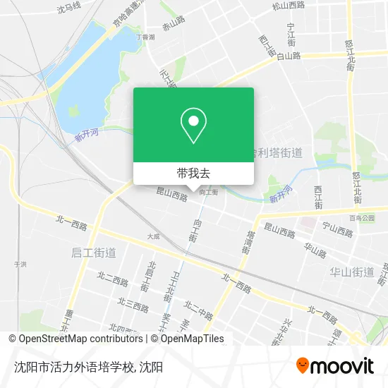 沈阳市活力外语培学校地图