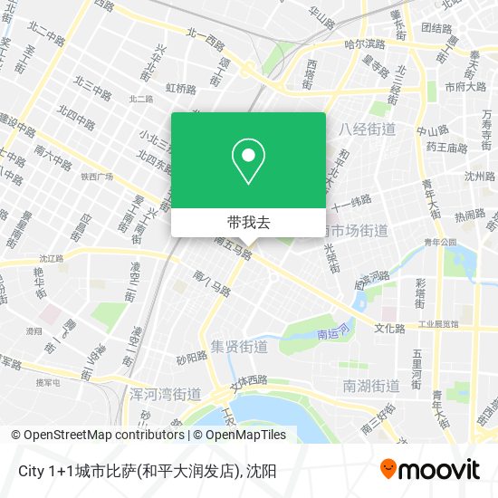 City 1+1城市比萨(和平大润发店)地图