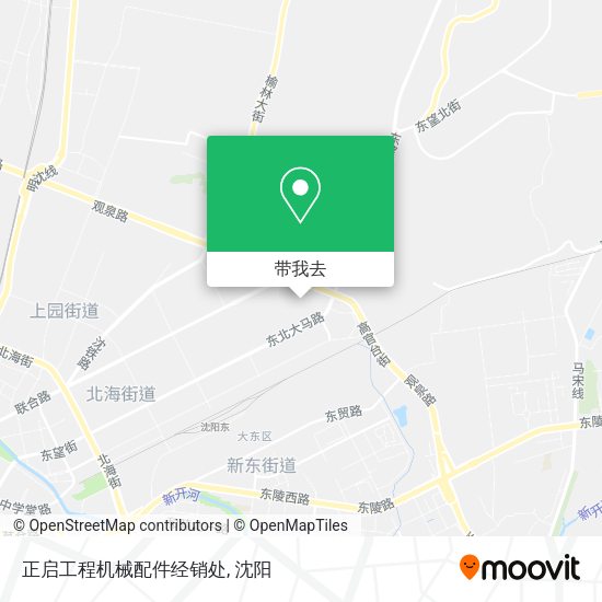 正启工程机械配件经销处地图