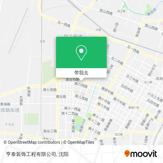 亨泰装饰工程有限公司地图