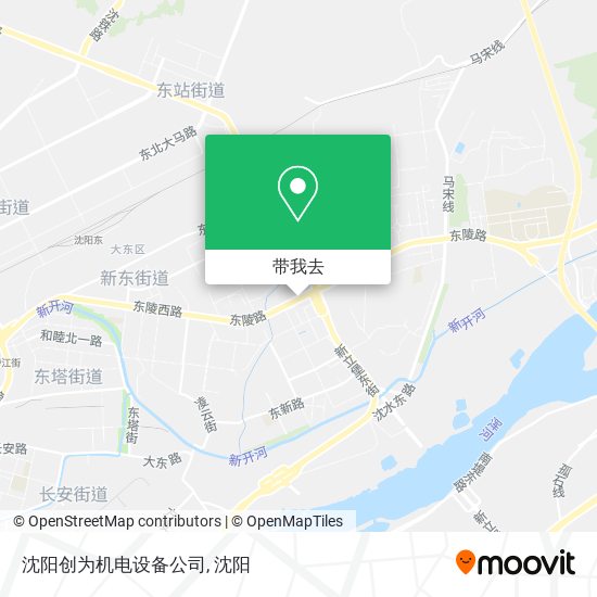 沈阳创为机电设备公司地图