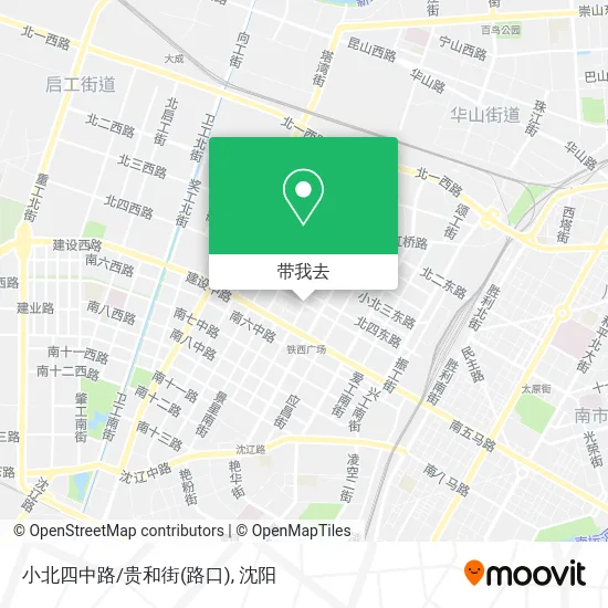 小北四中路/贵和街(路口)地图