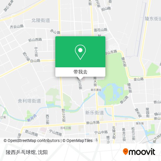 陵西乒乓球馆地图