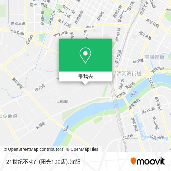 21世纪不动产(阳光100店)地图