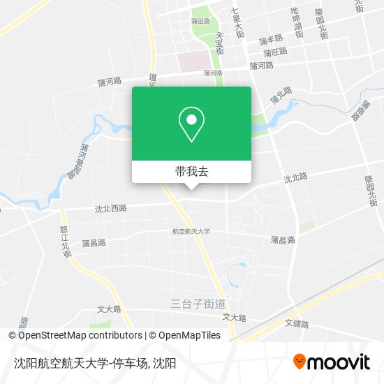 沈阳航空航天大学-停车场地图