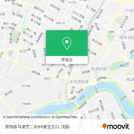 滑翔路与凌空二街69巷交叉口地图
