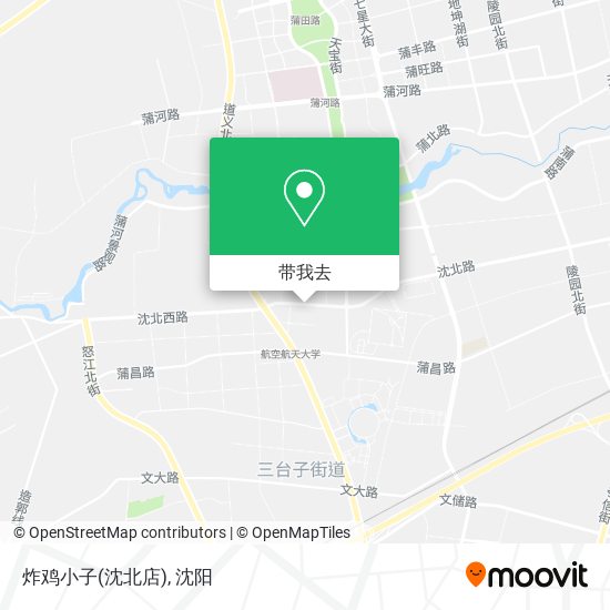 炸鸡小子(沈北店)地图