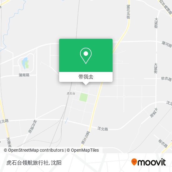 虎石台领航旅行社地图