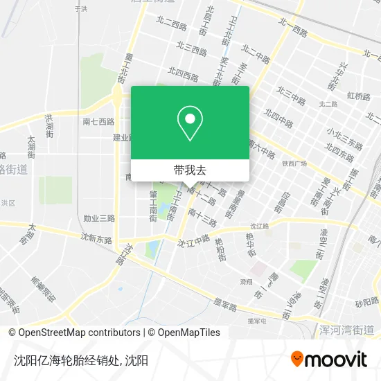 沈阳亿海轮胎经销处地图