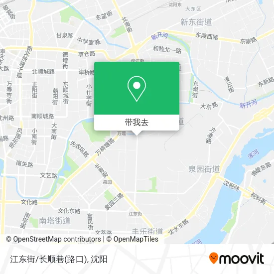 江东街/长顺巷(路口)地图