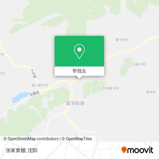 张家窝棚地图