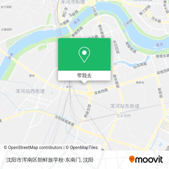 沈阳市浑南区朝鲜族学校-东南门地图