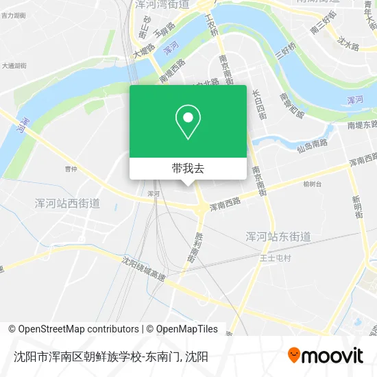 沈阳市浑南区朝鲜族学校-东南门地图