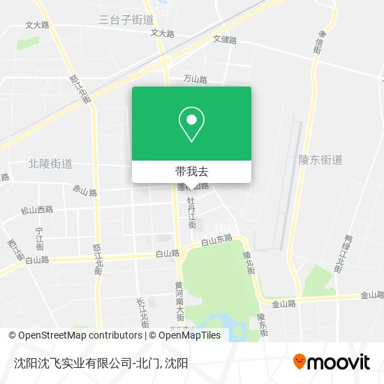沈阳沈飞实业有限公司-北门地图