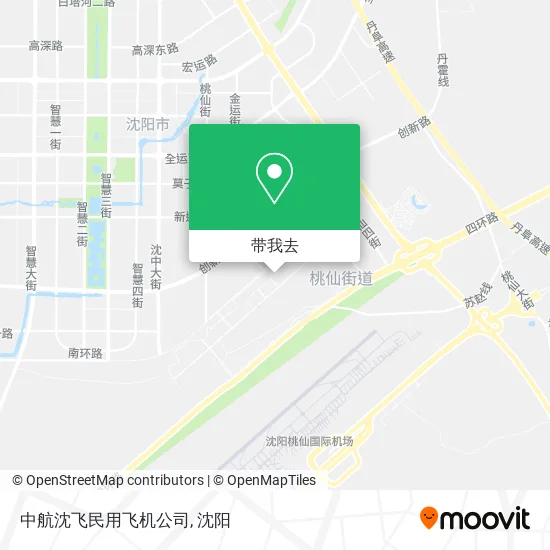 中航沈飞民用飞机公司地图