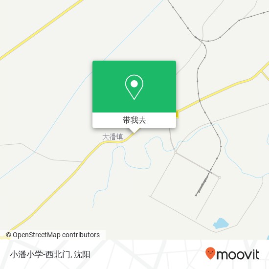 小潘小学-西北门地图