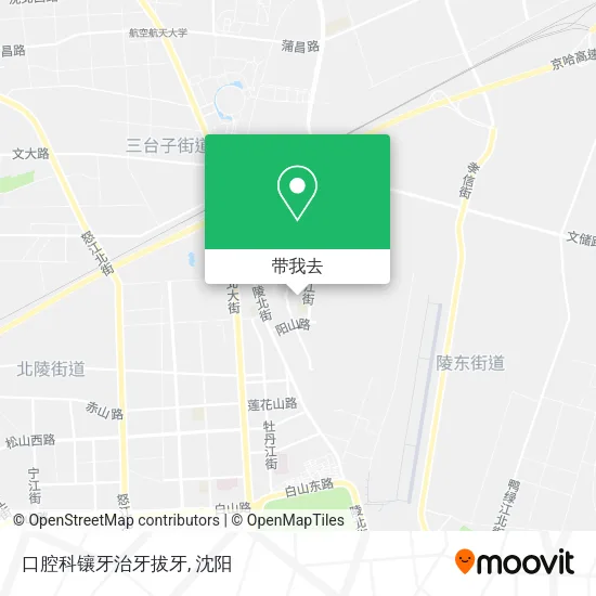 口腔科镶牙治牙拔牙地图