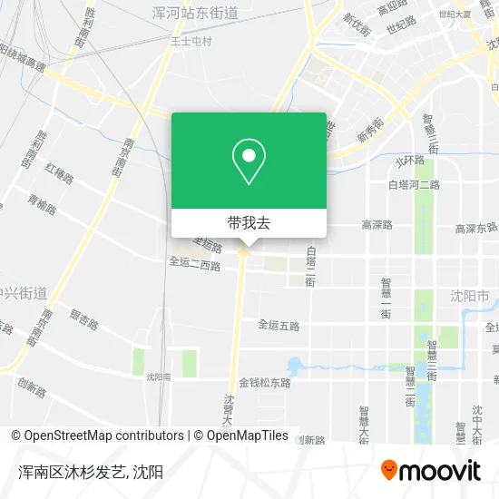 浑南区沐杉发艺地图