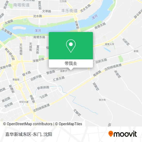 嘉华新城东区-东门地图