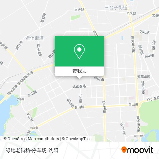 绿地老街坊-停车场地图