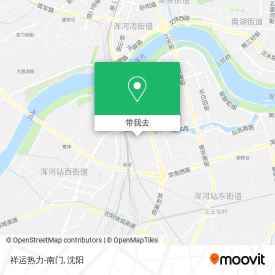 祥运热力-南门地图
