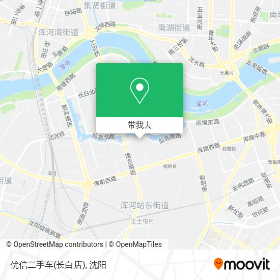 优信二手车(长白店)地图
