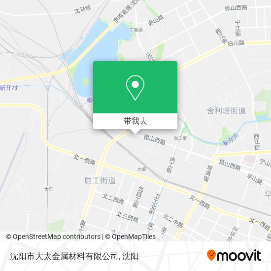 沈阳市大太金属材料有限公司地图
