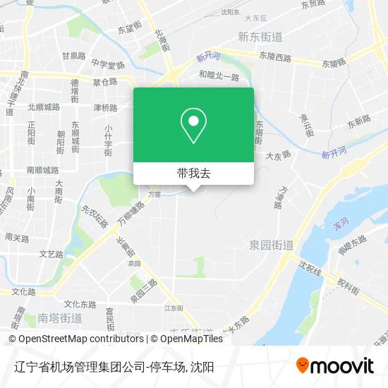 辽宁省机场管理集团公司-停车场地图