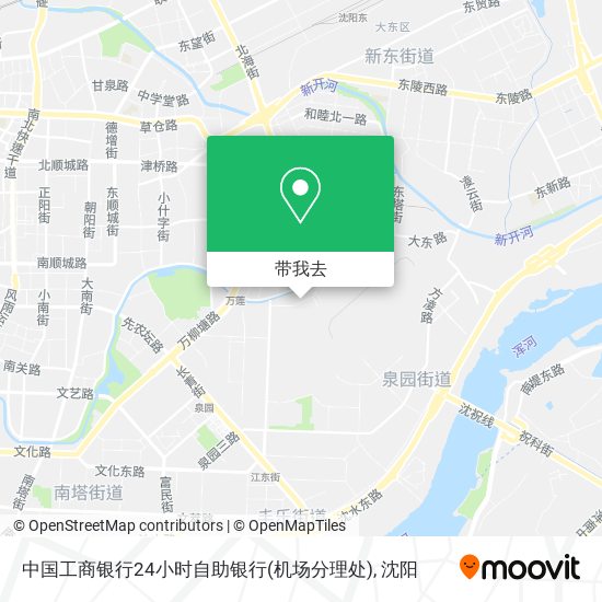 中国工商银行24小时自助银行(机场分理处)地图