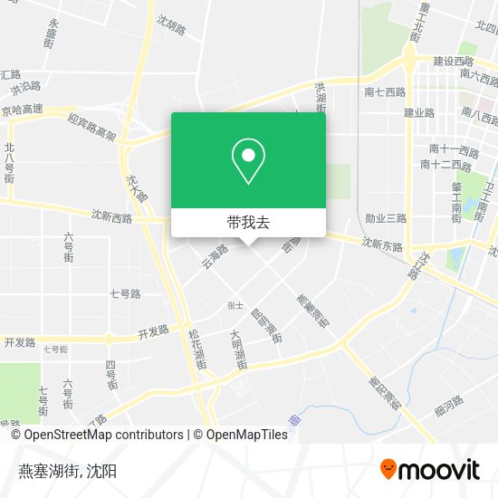 燕塞湖街地图