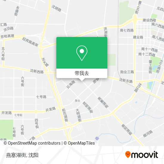 燕塞湖街地图