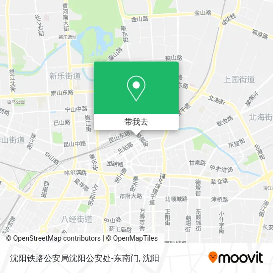 沈阳铁路公安局沈阳公安处-东南门地图