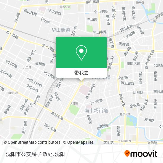 沈阳市公安局-户政处地图