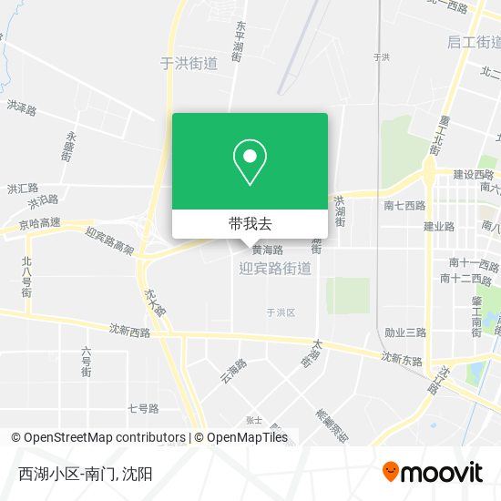 西湖小区-南门地图