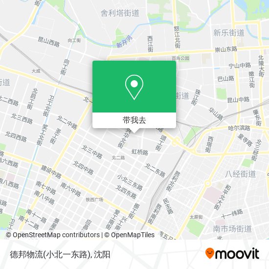 德邦物流(小北一东路)地图