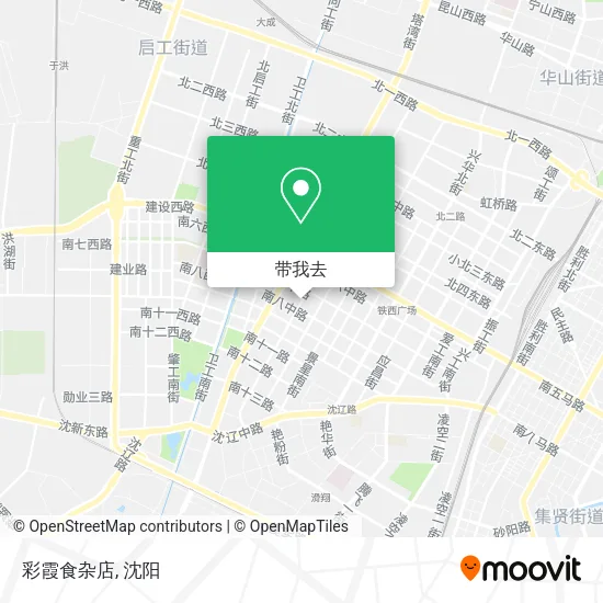 彩霞食杂店地图