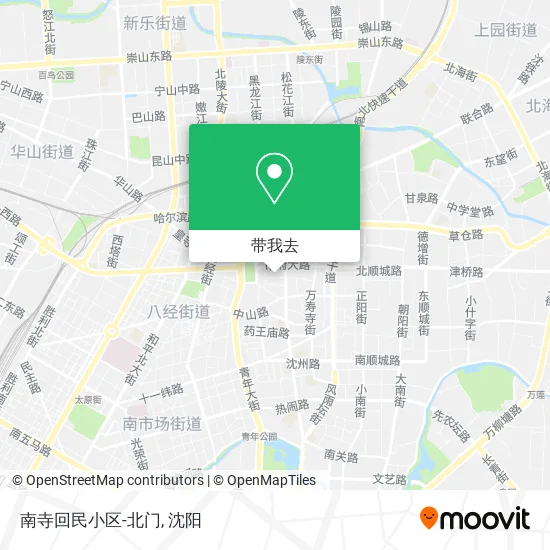 南寺回民小区-北门地图