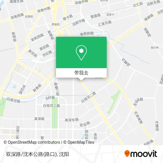 双深路/沈本公路(路口)地图