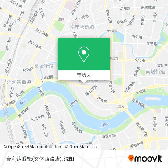 金利达眼镜(文体西路店)地图