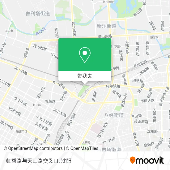 虹桥路与天山路交叉口地图