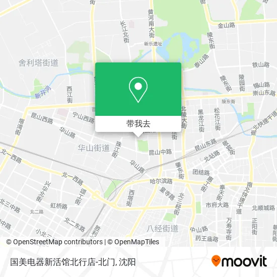 国美电器新活馆北行店-北门地图