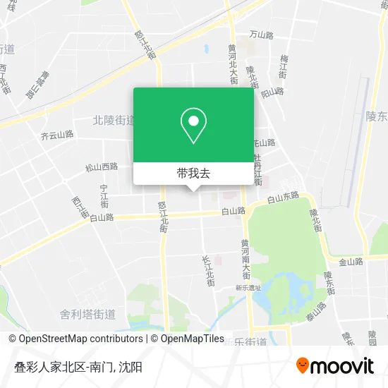 叠彩人家北区-南门地图