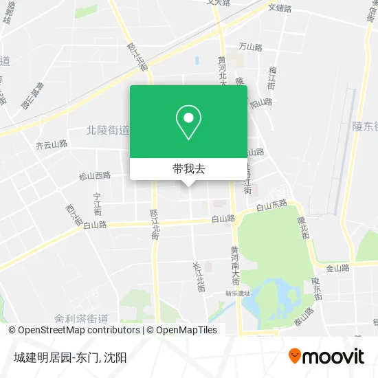城建明居园-东门地图