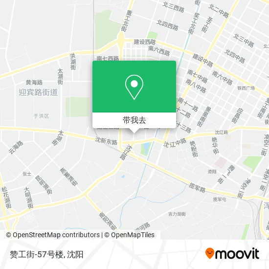 赞工街-57号楼地图
