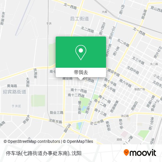 停车场(七路街道办事处东南)地图
