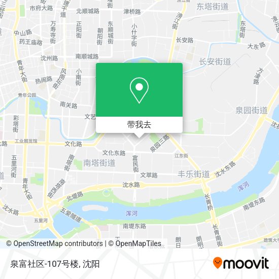 泉富社区-107号楼地图