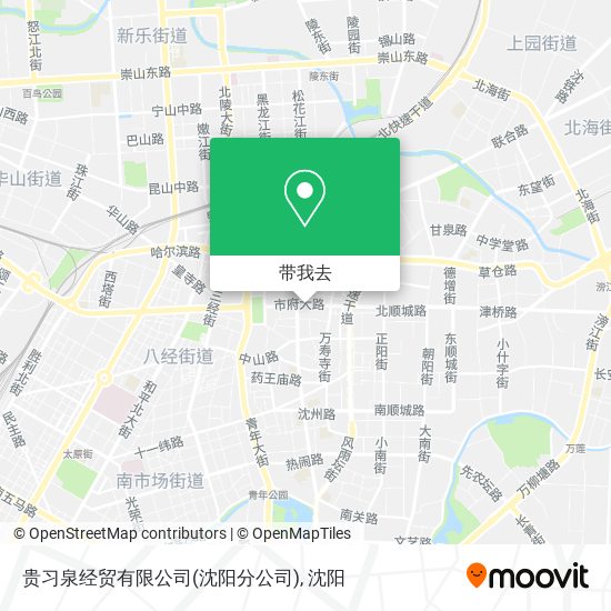 贵习泉经贸有限公司(沈阳分公司)地图