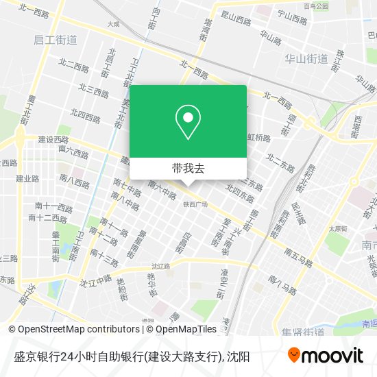盛京银行24小时自助银行(建设大路支行)地图