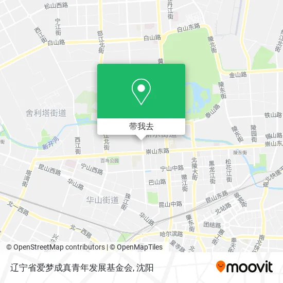 辽宁省爱梦成真青年发展基金会地图