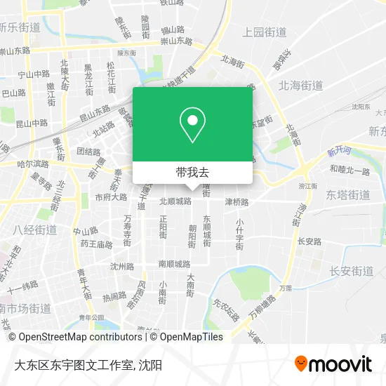 大东区东宇图文工作室地图
